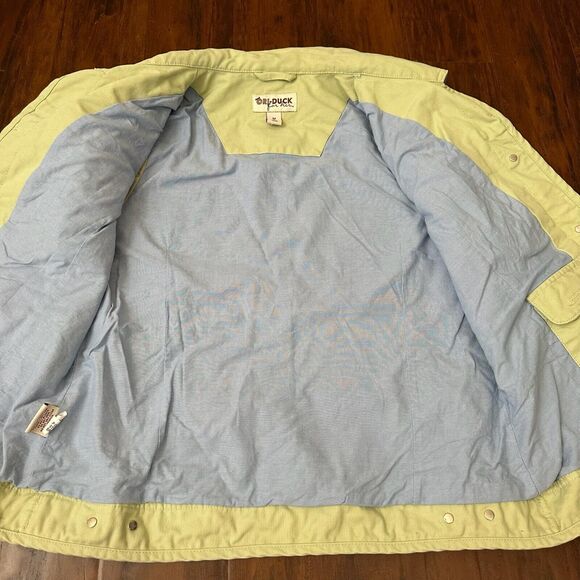 DRI DUCK FOR HER Briar Jacket Green Shacket Cotton Canvas Overshirt - Picture 8 of 14